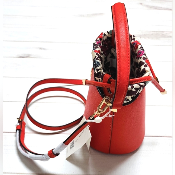 NWT Tory Burch Emerson Mini Bucket Bag Crossbody Shoulder bag - Picture 4 of 14